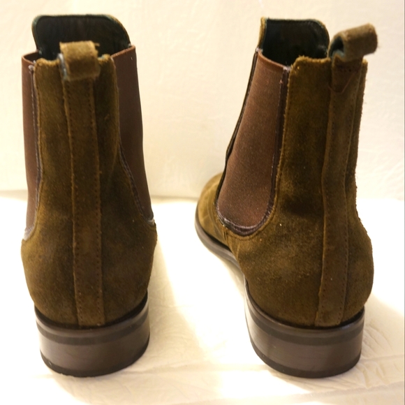 Thursday Duchess Boot Olive brown Chelsea - Picture 9 of 11
